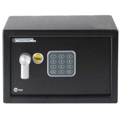 Yale - YEC 250 fekete - riaszt�s sz�f elektronikus z�rral