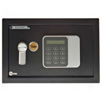 Yale - YSG 200 fekete - sz�f elektronikus z�rral �s LCD kijelz�vel