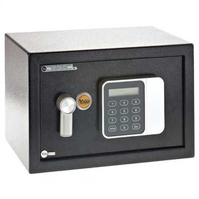 Yale - YSG 250 fekete - sz�f elektronikus z�rral �s LCD kijelz�vel